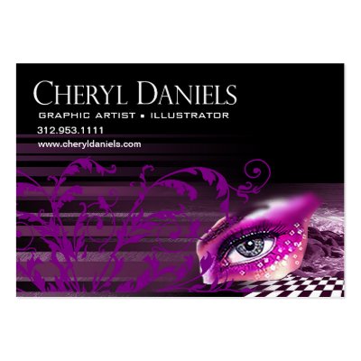 Graphic Card on Graphic Artist Fantasy  Profile Card By Stylish Business Cards