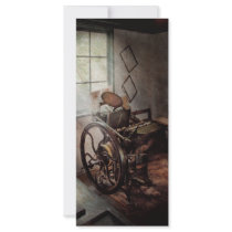 Graphic Artist - The humble printing press Custom Rack Card
