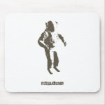 Graphic Astronaut Stencil Mousepad