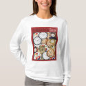 Graphic biological clock t-shirts