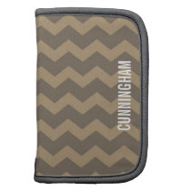 Graphic chevron Zigzag pattern smoky gray personal planners