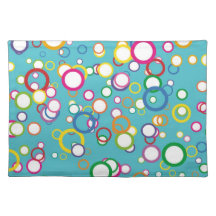 Graphic Circles Place Mat Design