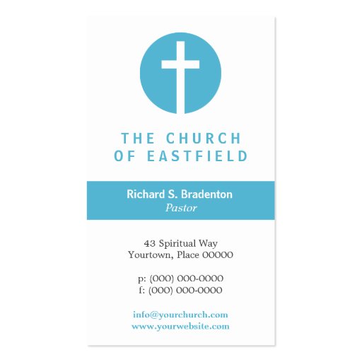 Graphic Cross Business Card (front side)