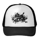 Graphic Design City Skyscraper! Mesh Hats