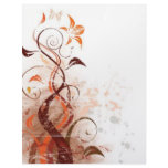 Graphic Design Floral Letterhead Design