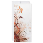 Graphic Design Floral rack cards
