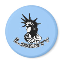 Graphic Design Statue of Liberty Products magnets by PatriotUSA Graphic Design Statue of Liberty Products magnets
