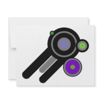 Graphic Design with Circles Art! invitations