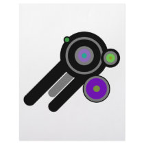 Graphic Design with Circles Art! Letterhead Template