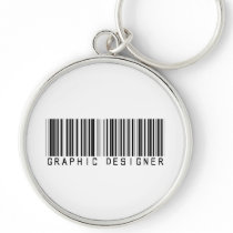 Graphic Designer Bar Code keychains by NotWorking Graphic Designer Bar Code keychains