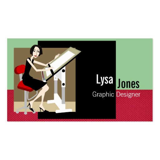 Graphic Designer Business Cards (front side)