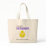 Graphic Designer Tote Bag Template