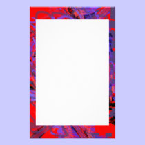 Graphic Explosion Border Stationery stationery