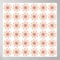 Graphic Flowers posters