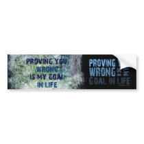 Graphic Goal bumper stickers