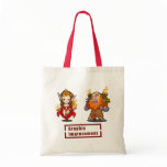 Graphic improvement canvas bag