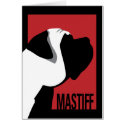 Graphic Mastiff Card card