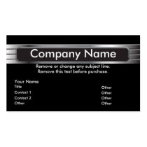 Graphic Metal Business Card template business cards