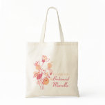 Graphic modern flower wedding bridesmaid bag bags
