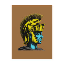 Graphic Roman Gladiator postcards by ElectricPopSpot Graphic Roman Gladiator postcards