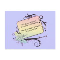 Graphic Rosey Postcard