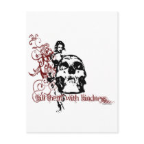 Graphic Skull Postcard