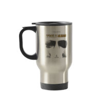 Graphic Stencil: Mostly Human Mug