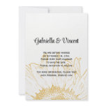 Graphic Sunflower Wedding Save the Date