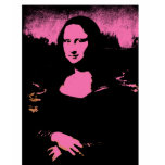 Graphic Tee Mona Lisa Pink and Black