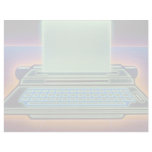 Graphic typewriter custom letterhead