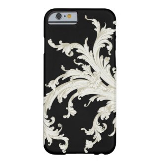 Graphic Vintage Flourish Black and White iPhone 6 Case