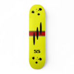 Graphic Yellow Skateboard