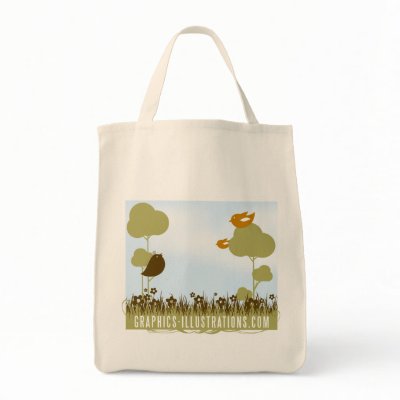 Graphics-Illustrations.Com Grocery Tote Canvas Bag by bsilvia