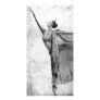 Graphite Ballerina Dancer Ballet Personalized Photo Card