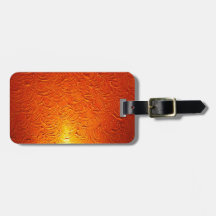 Graphite Fire Burn Smoke Abstract Metal Rusty Anti Bag Tag