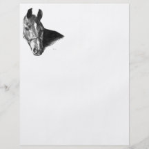 Graphite Horse Head Flyer