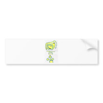 Graphito Totem Bumper Stickers