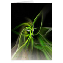 Grass Blade SpinArt Card cards