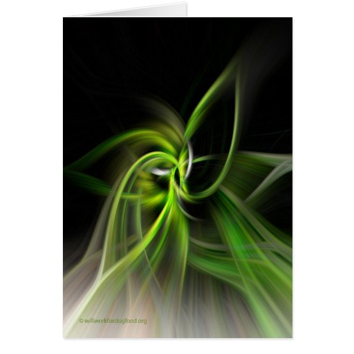 Grass Blade SpinArt Card