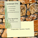 Grass digital art business card lawn card landscaper