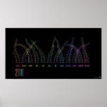 Grass Calendar 2011 (eng blk) Print
