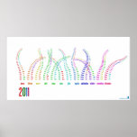 Grass Calendar 2011 (spa wht) Print