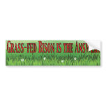 Grass-fed Bison Bumper Sticker