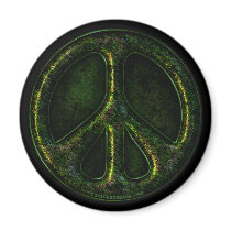 Grass Hoppers Peace Sign magnets