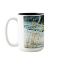 Grass in the snow mugs