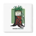 Grass Station Magnet