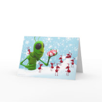 Grasshopper and Ants Chirstmas CardGrasshopper and by Swazzle Grasshopper and Ants Chirstmas CardGrasshopper and