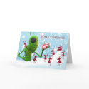 Grasshopper and Ants Christmas Card by Swazzle Grasshopper and Ants Christmas Card