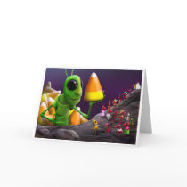 Grasshopper and Ants Halloween cards by Swazzle Grasshopper and Ants Halloween cards