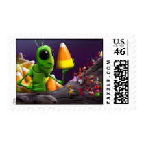 Grasshopper and Ants Halloween Stamp stamps